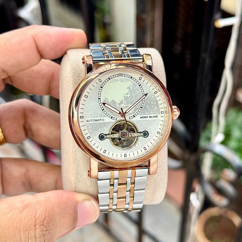 Montblanc Heritage Black World Time Automatic Watch - Image 6