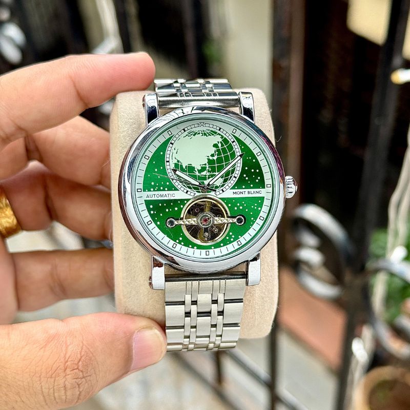 Montblanc Heritage Black World Time Automatic Watch - Image 4